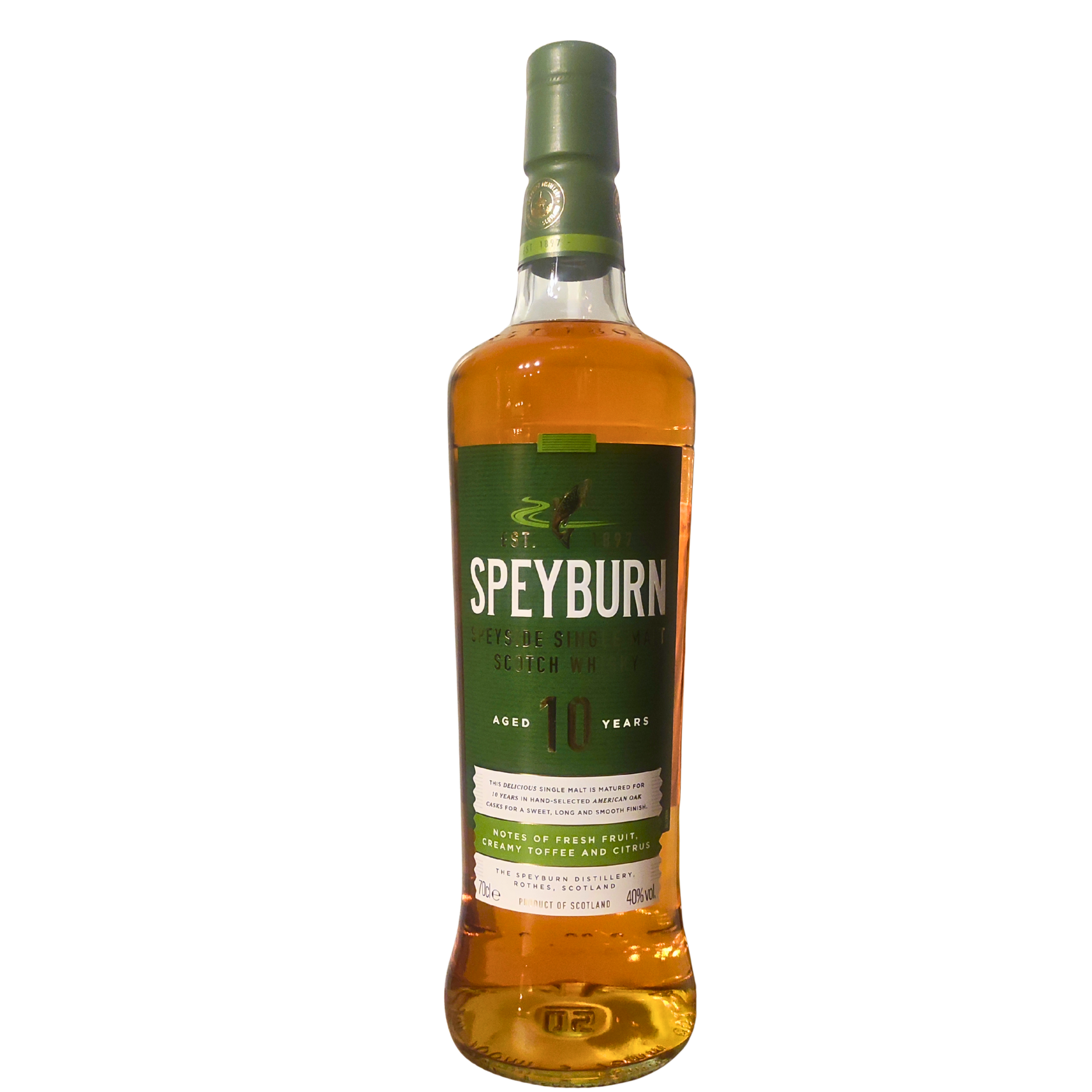 040bc430-9051-4497-96ee-4cc902e416d2 Whisky Speyburn Single Malt 10 Ans 70 cl 40° – Image 1