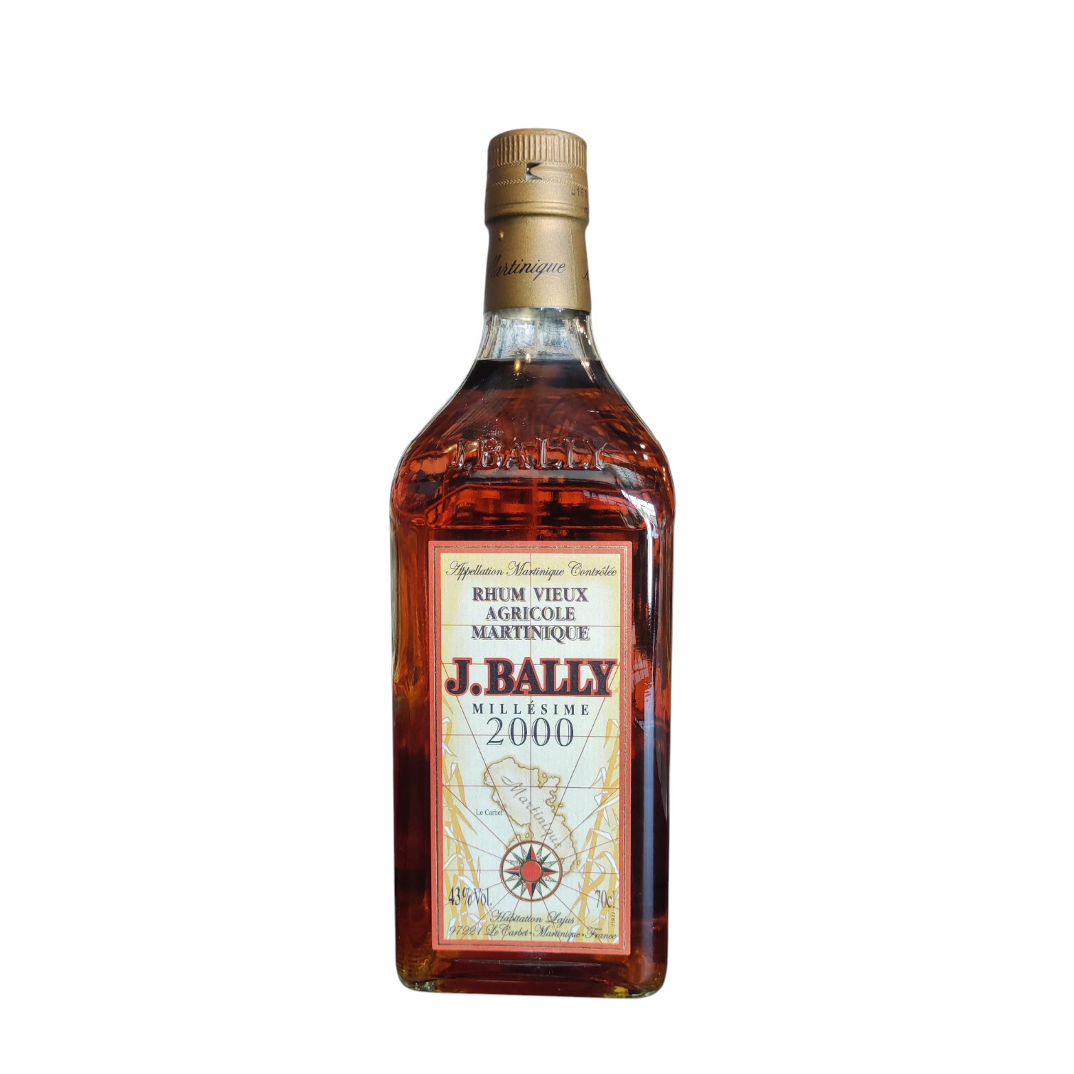 RHU0003266.jpg Rhum J.bailly Millesime 2000, 70 cl 43° – Image 1