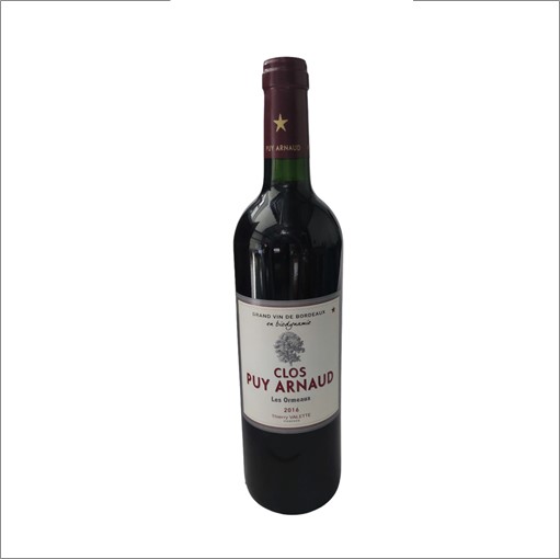 VIN0002056.jpg Clos Puy Arnaud Les Ormeaux Cote De Bordeaux 2016 75 cl 13,5° – Image 1