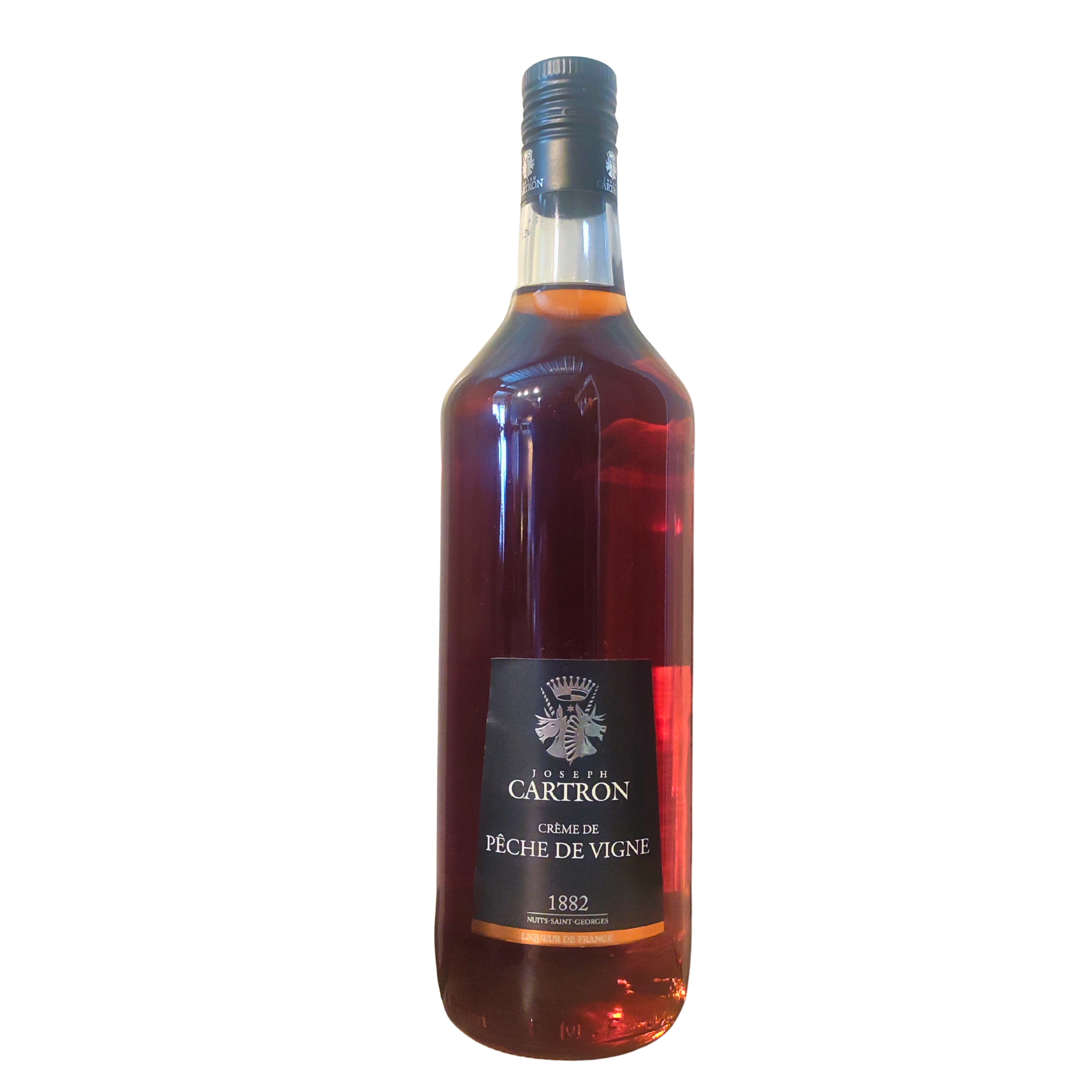 0878931e-7e5d-4000-830c-81c8252427c6 Creme De Peche De Vigne, Joseph Cartron, 100cl, 18° – Image 1