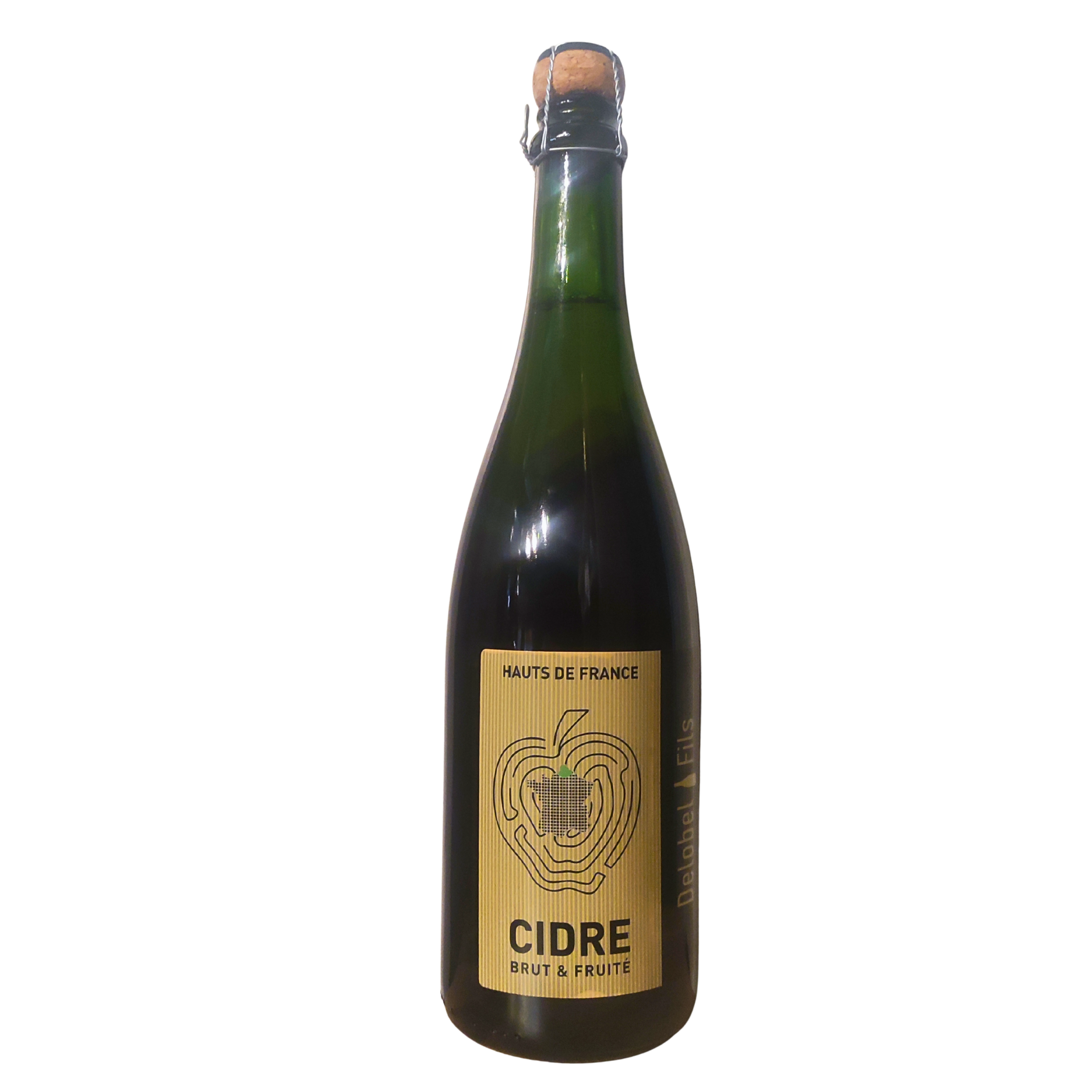 2d7bb22a-d020-4422-a568-9b90c3ced7ad Cidre Brut, Delobel Et Fils, 4°, 75cl – Image 1