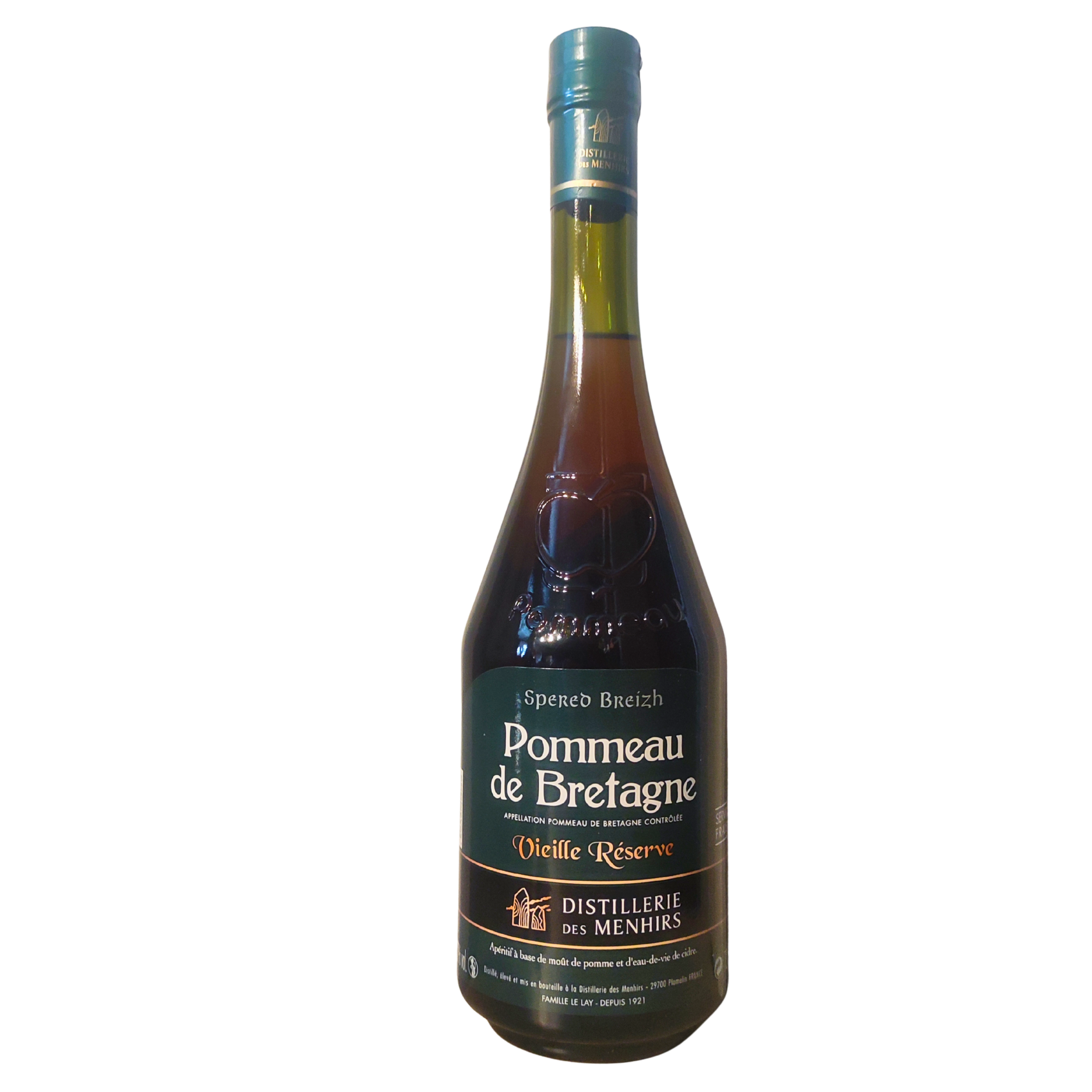 58bcd927-40bb-4048-bd7c-d2b799b42960 Pommeau De Bretagne, Vieille Reserve, Distillerie Des Menhirs, 17°, 70cl – Image 1
