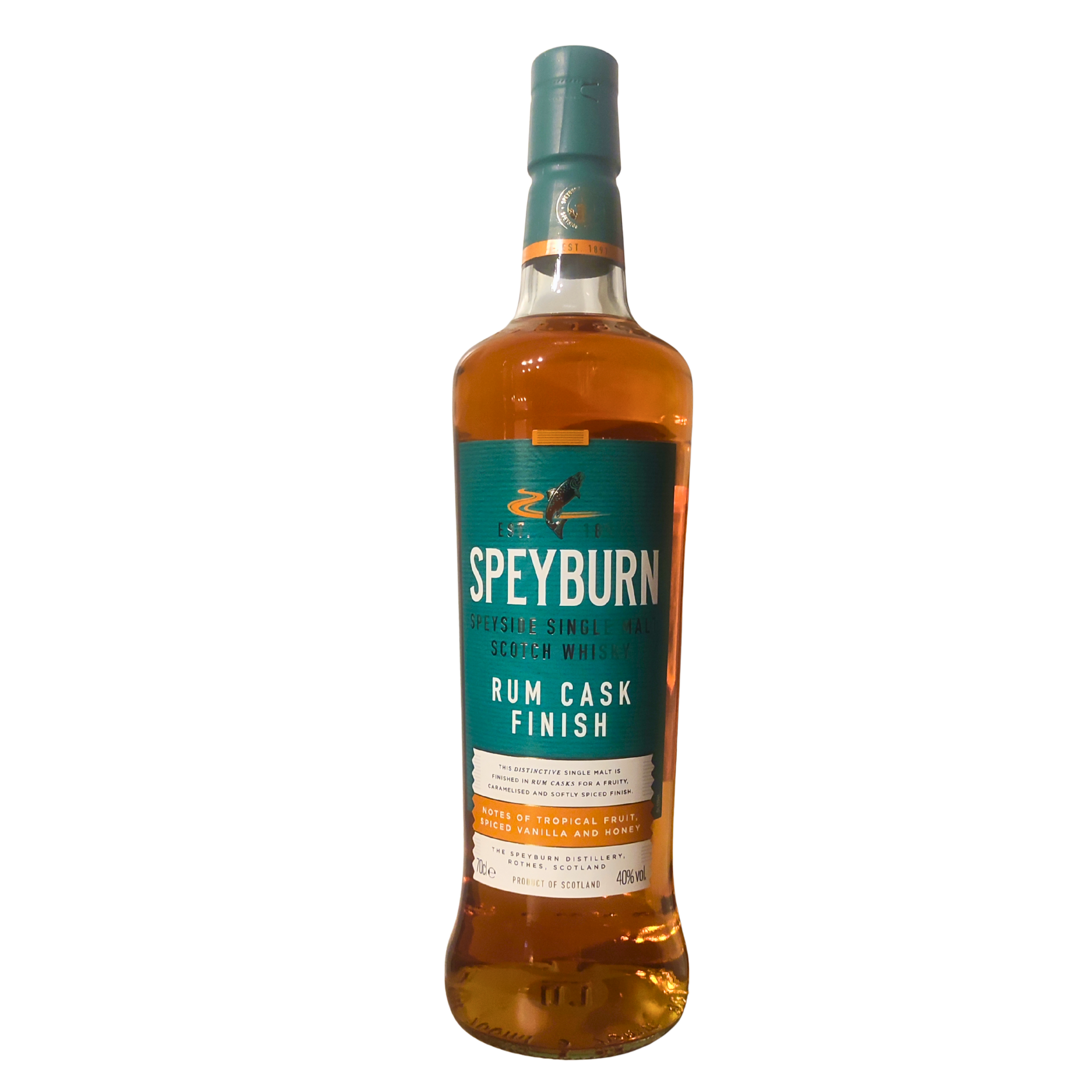 f55be164-e68f-426a-ac09-8b10bb3e153b Whisky Speyburn Single Malt Rum Cask 70 cl 40° – Image 1